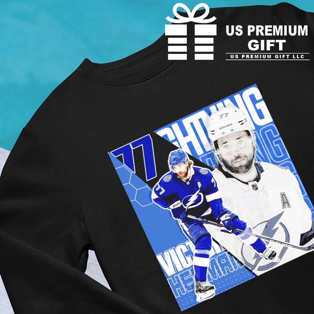 Victor Hedman 77 Tampa Bay Lightning hockey player poster shirt, hoodie,  sweater, long sleeve and tank top