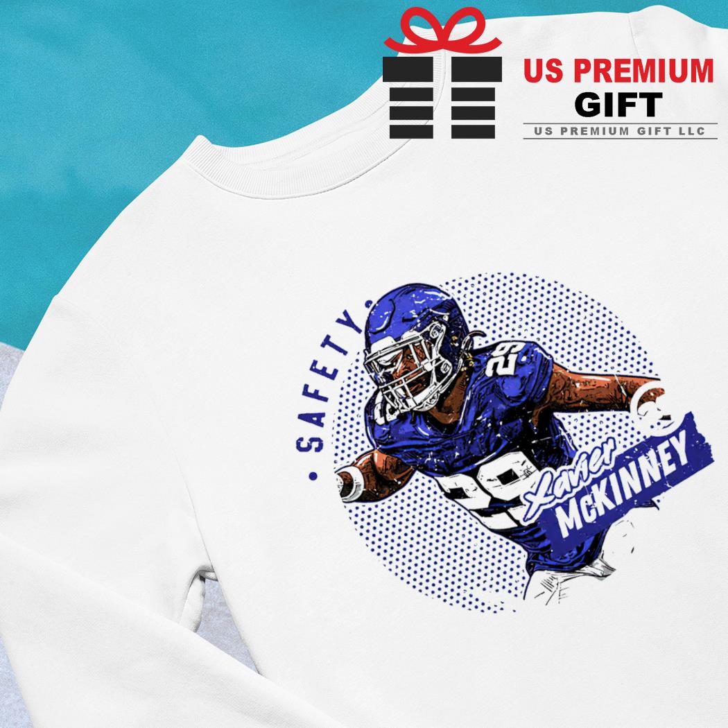 Xavier McKinney 29 New York Giants football safety shirt, hoodie