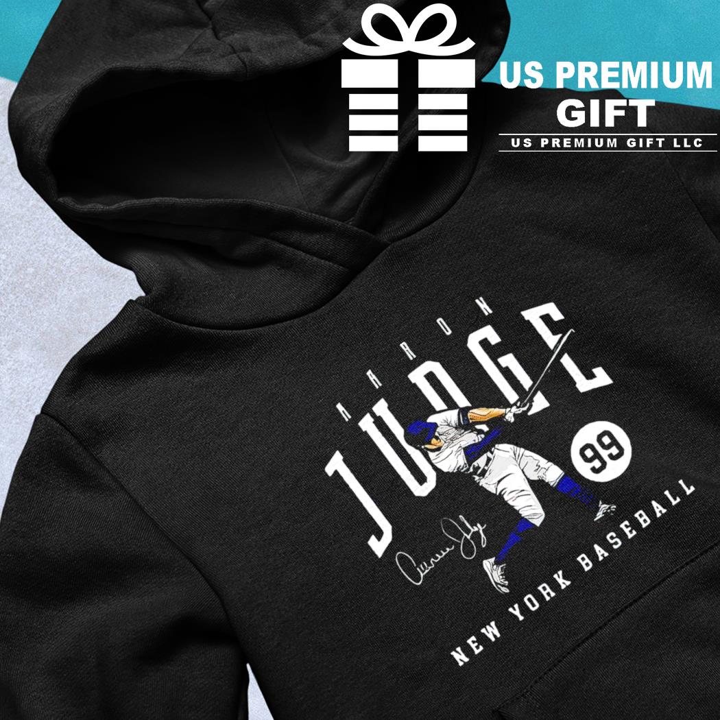 Aaron Judge 99 New York Yankees baseball player action pose signature  outline gift shirt, hoodie, sweater, long sleeve and tank top