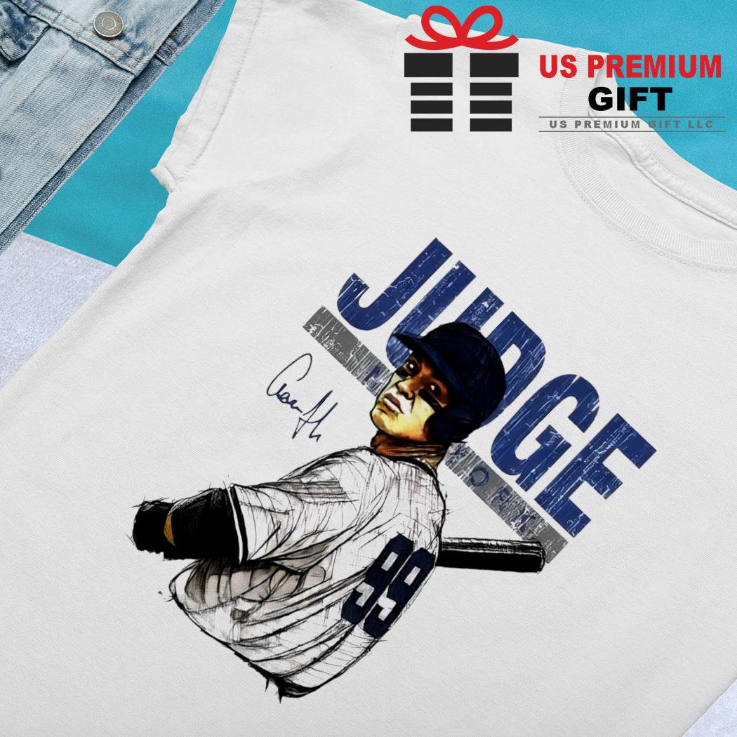 Aaron Judge New York Yankees baseball player Judge signature sketch shirt,  hoodie, sweater, long sleeve and tank top