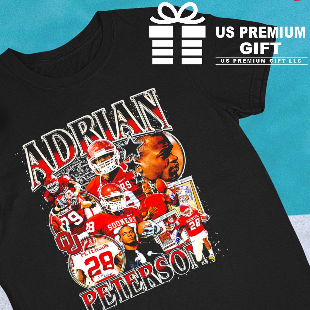 Adrian Peterson Oklahoma football player Vintage shirt, hoodie