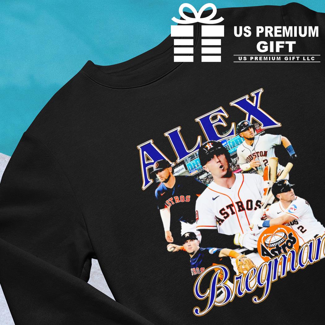 Houston Astros baseball 2 Alex Bregman player retro shirt, hoodie, sweater,  long sleeve and tank top