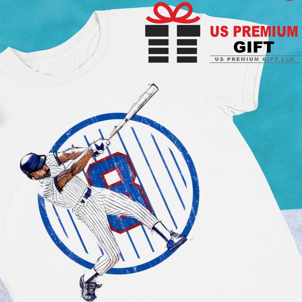 Andre Dawson Chicago Cubs baseball player 8 outline gift shirt