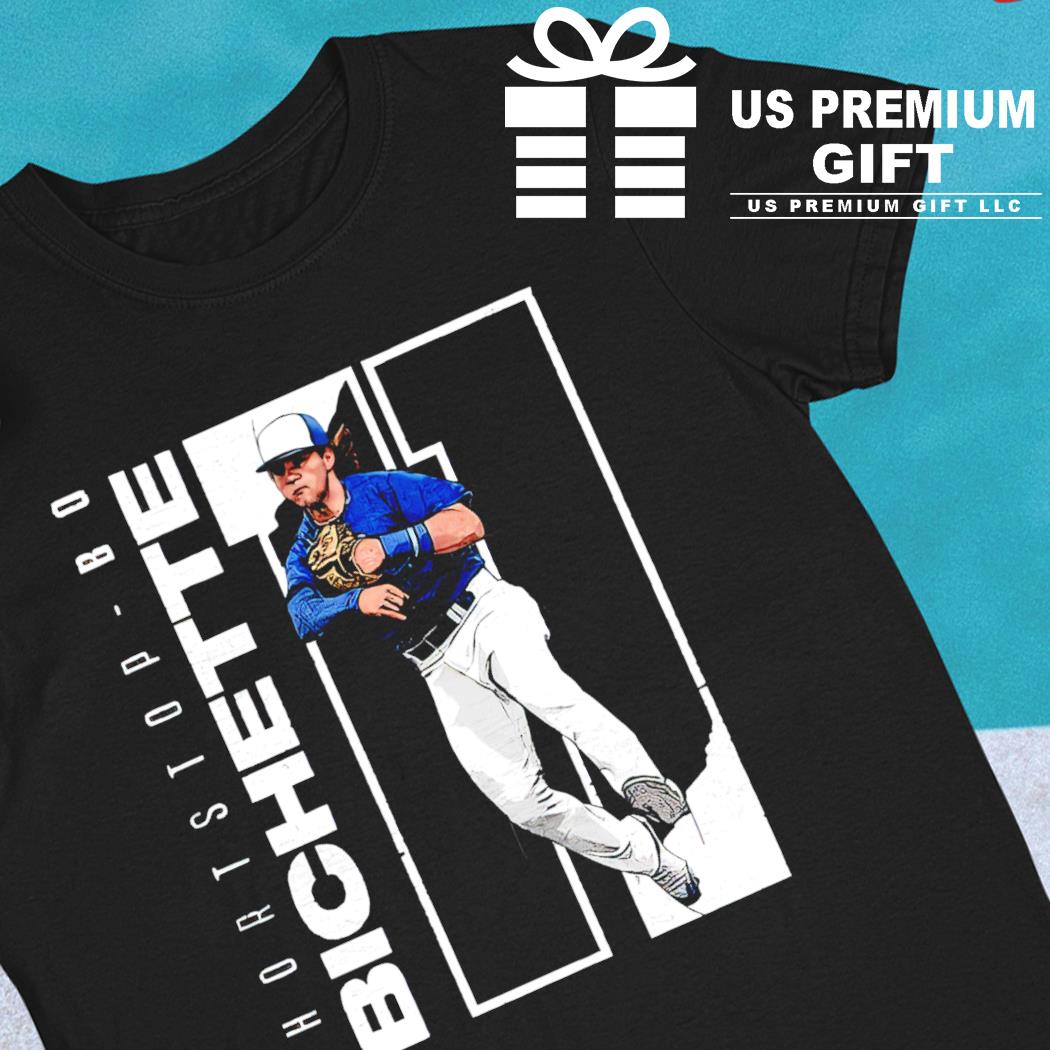 Bo Bichette 11 Toronto Blue Jays baseball player shortstop action pose  signature outline gift shirt, hoodie, sweater, long sleeve and tank top