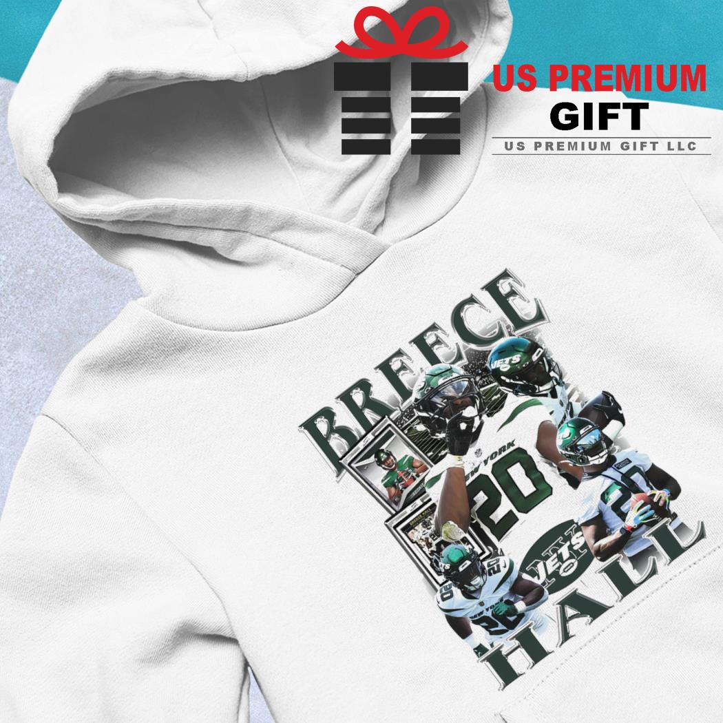 Breece Hall 20 New York Jets football player glitch poster shirt, hoodie,  sweater, long sleeve and tank top