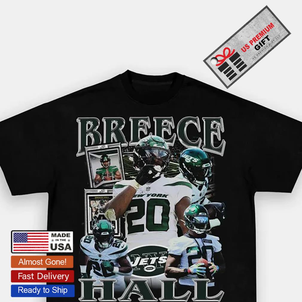 Breece Hall 20 New York Jets player football poster shirt, hoodie, sweater,  long sleeve and tank top