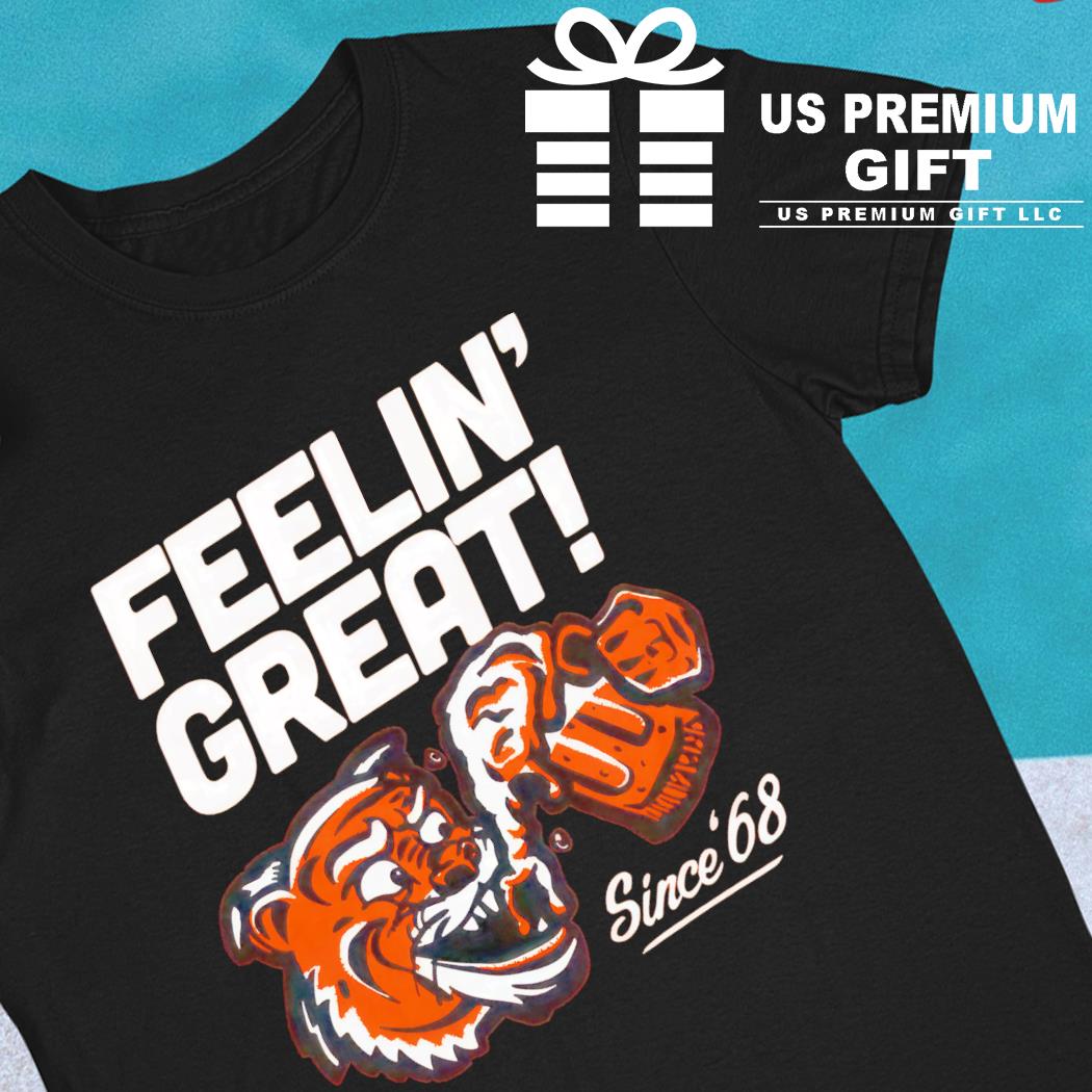 Cincinnati Bengals football feelin' great since '68 funny shirt, hoodie,  sweater, long sleeve and tank top