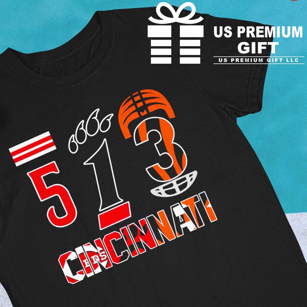 513 cincinnati sports teams logo reds and bengals shirt, hoodie