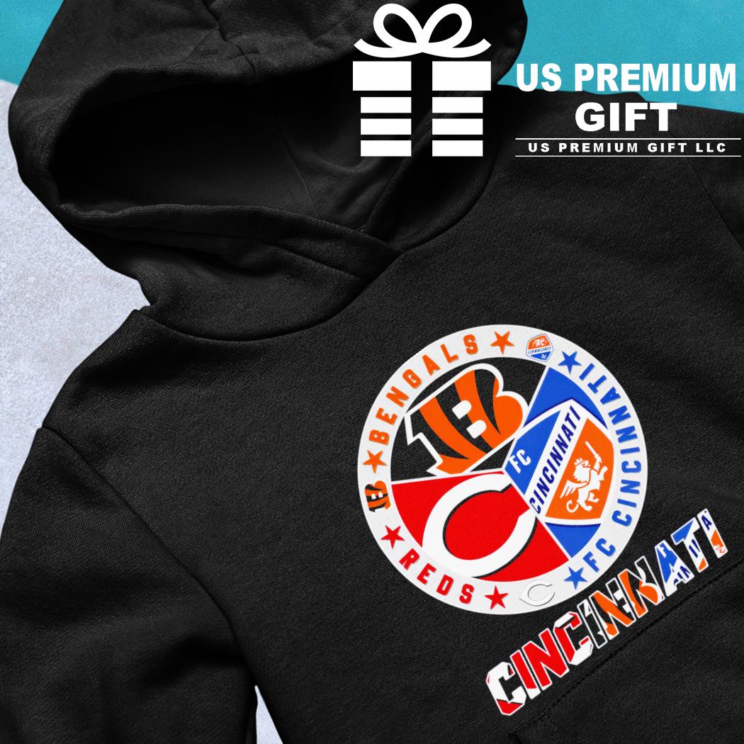 Apparel Women's Cincinnati Bengals Circle Logo Pullover Hoodie