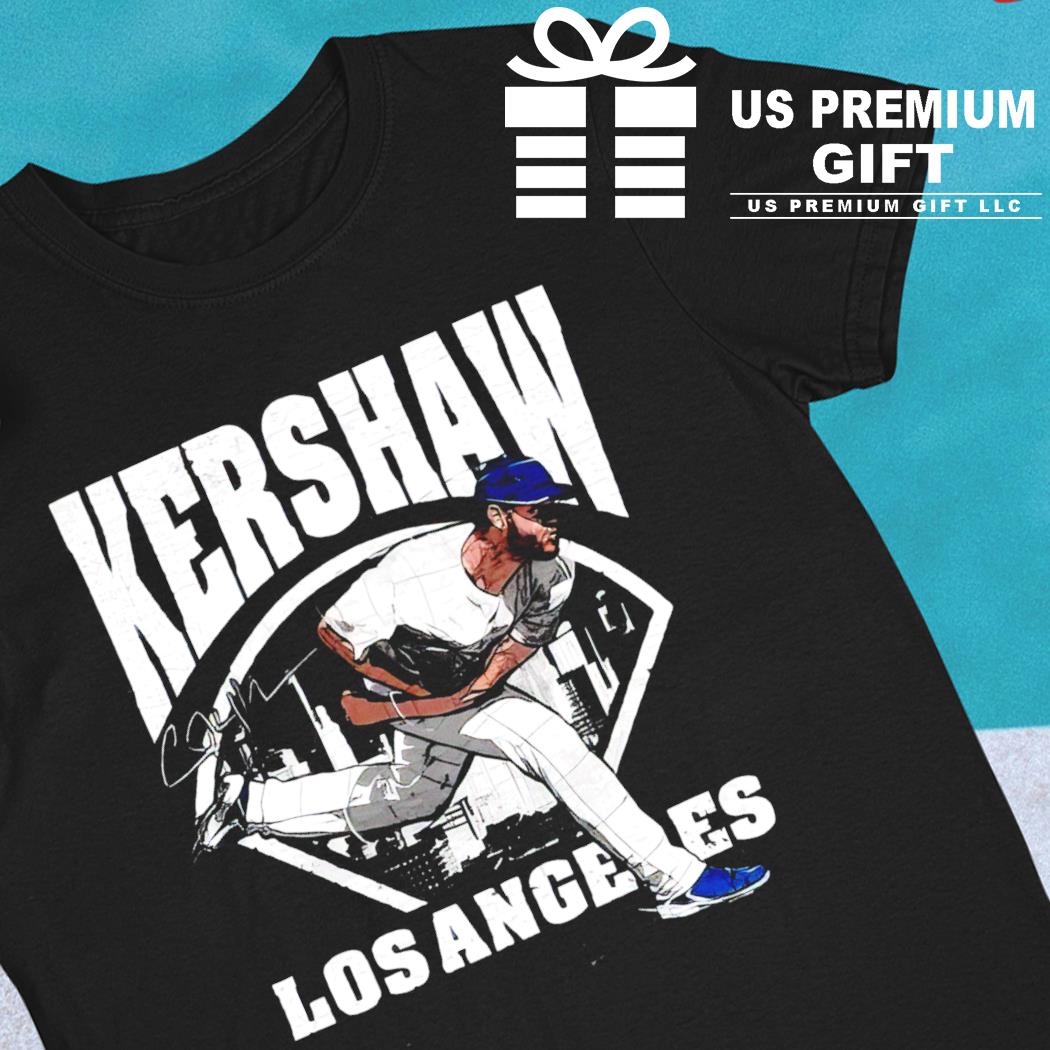 Clayton Kershaw 22 Los Angeles Dodgers baseball player action pose