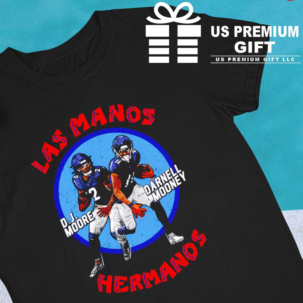 D.J. Moore And Darnell Mooney Chicago Las Manos Hermanos Shirt, hoodie,  sweater, long sleeve and tank top