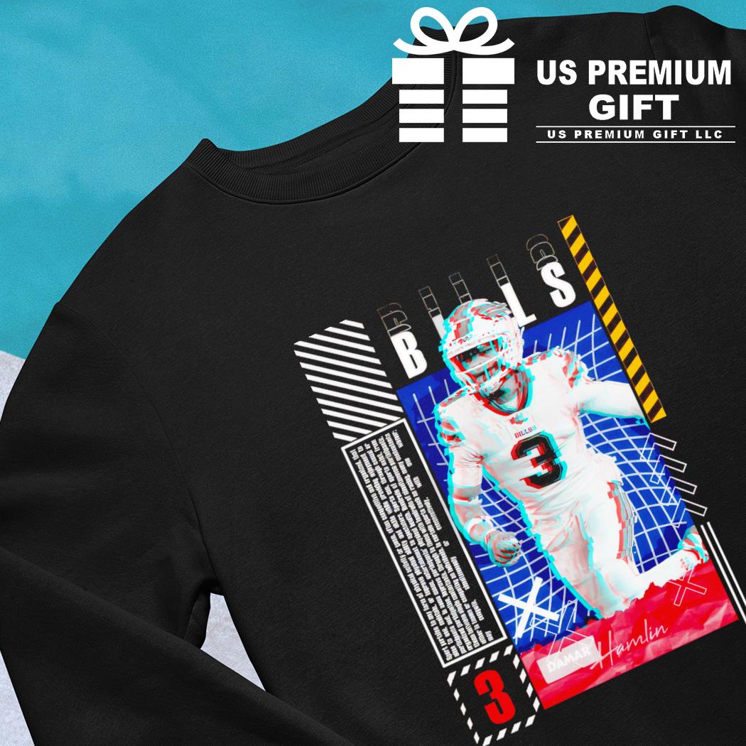 Buffalo Bills Love For 3 Damar Hamlin T-Shirt, Custom prints store