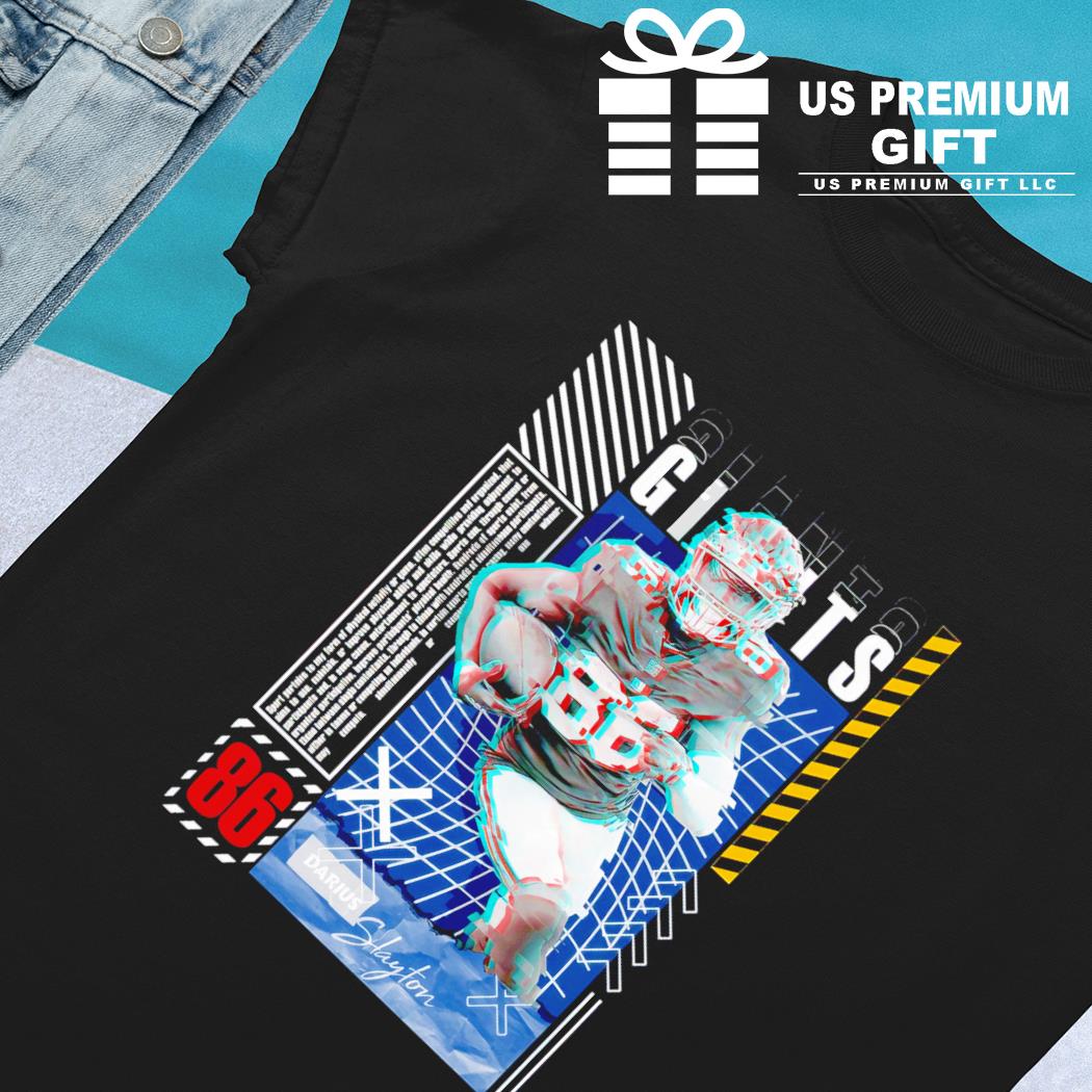 Darius Slayton 86 New York Giants football player glitch poster gift shirt,  hoodie, sweater, long sleeve and tank top