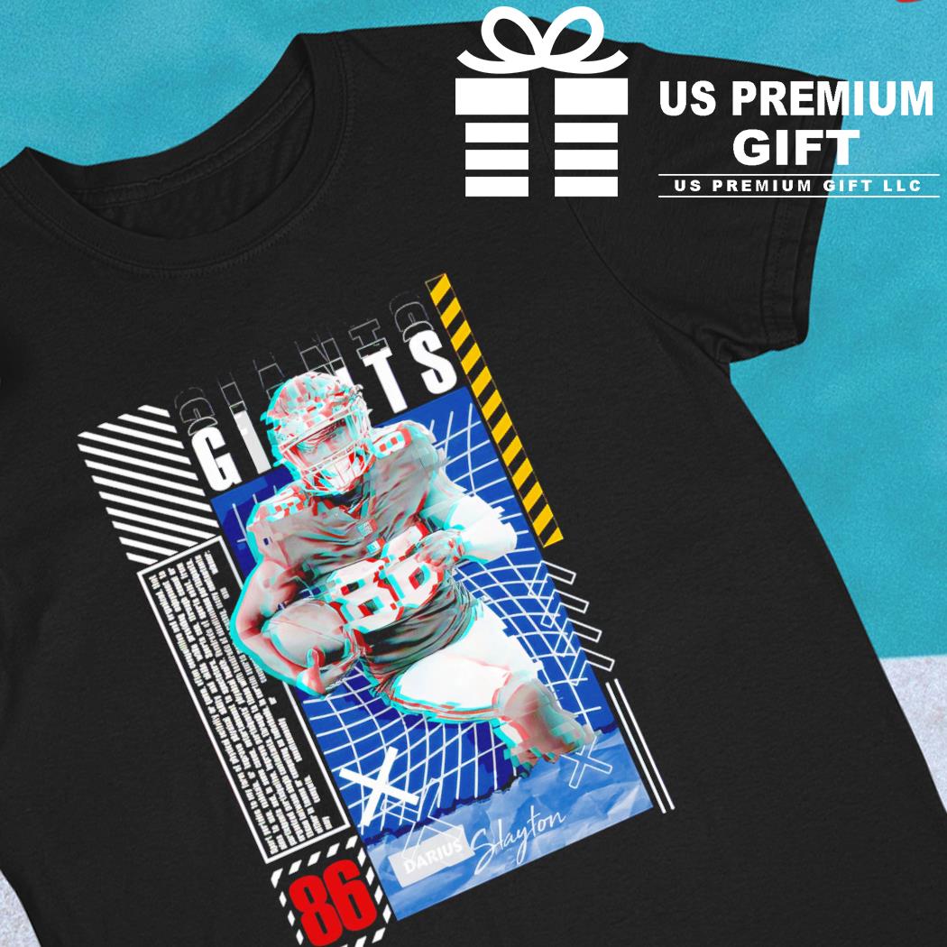Darius Slayton 86 New York Giants football player glitch poster gift shirt,  hoodie, sweater, long sleeve and tank top