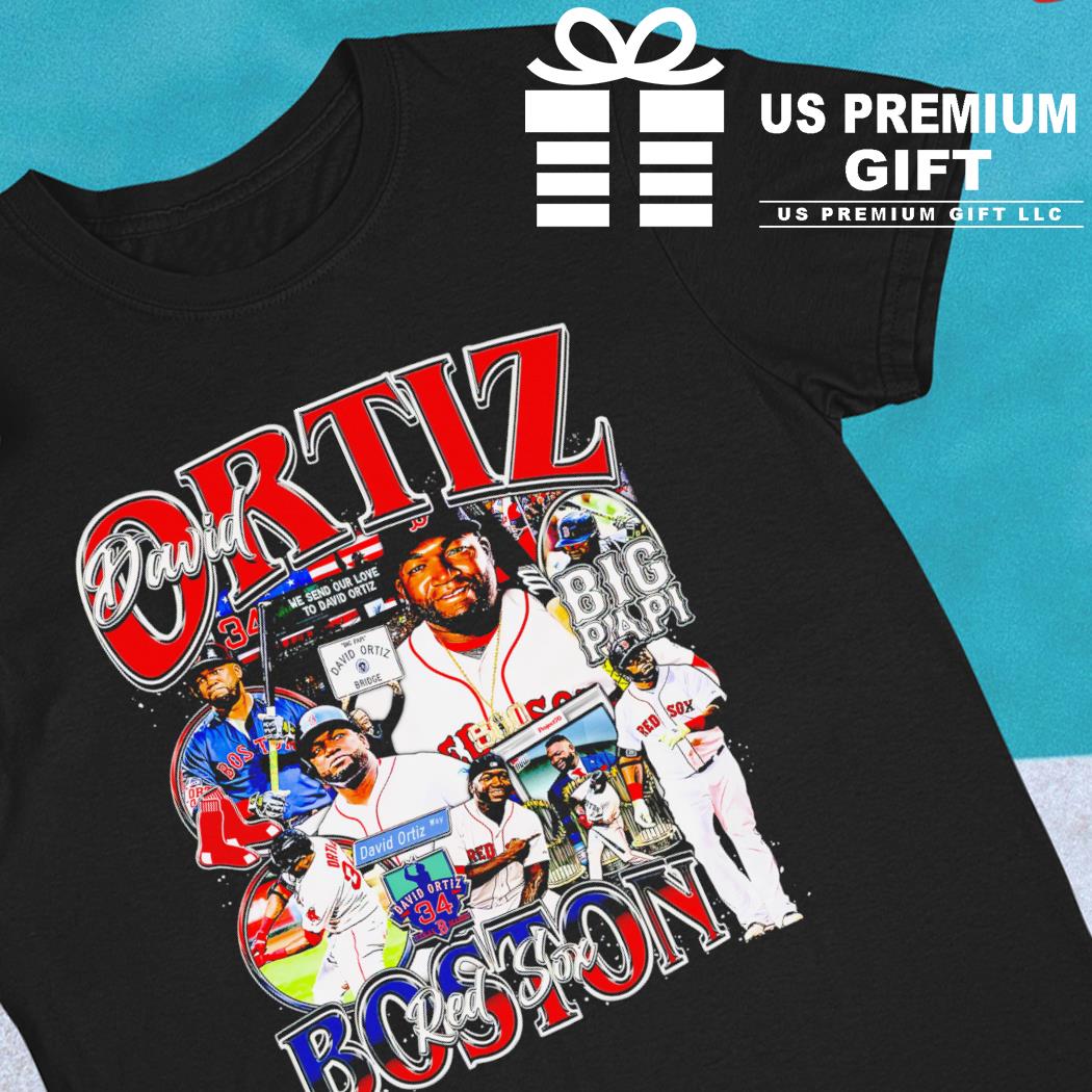 Boston Red Sox T-Shirt Papi Ortiz #34 Vintage Gift For Men Women