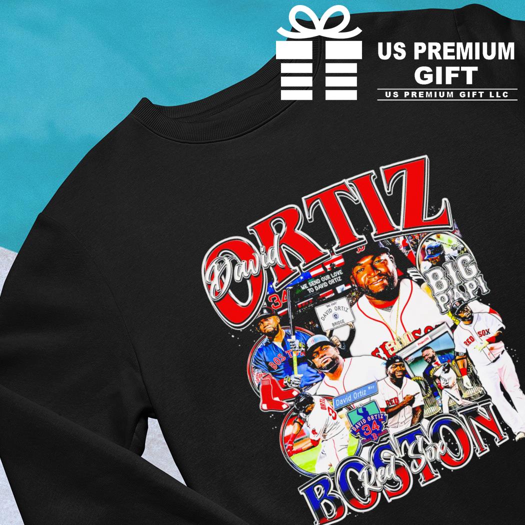 David Ortiz Boston Red Sox T Shirt Men Small Adult Camo MLB Baseball 34 Big  Papi