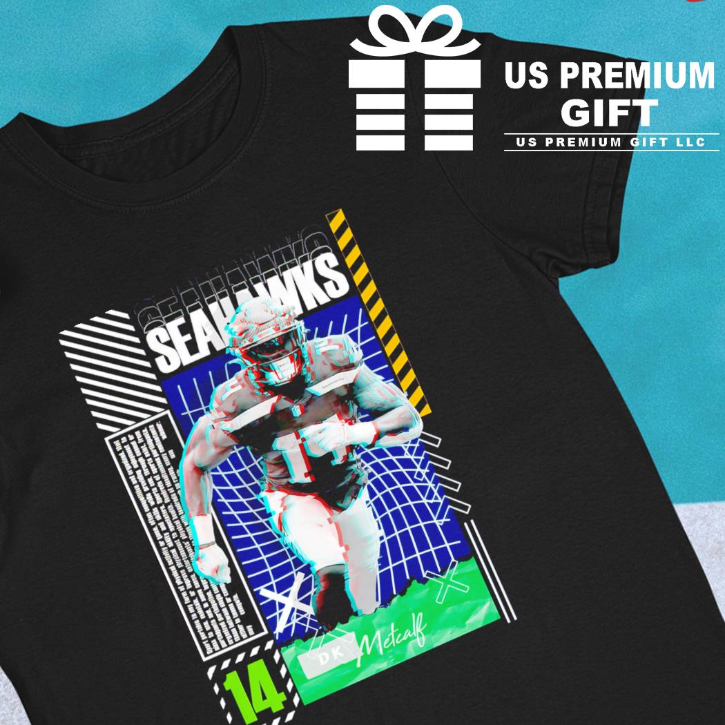 Dk Metcalf Seattle Seahawks football player graphic shirt - redbubbletees