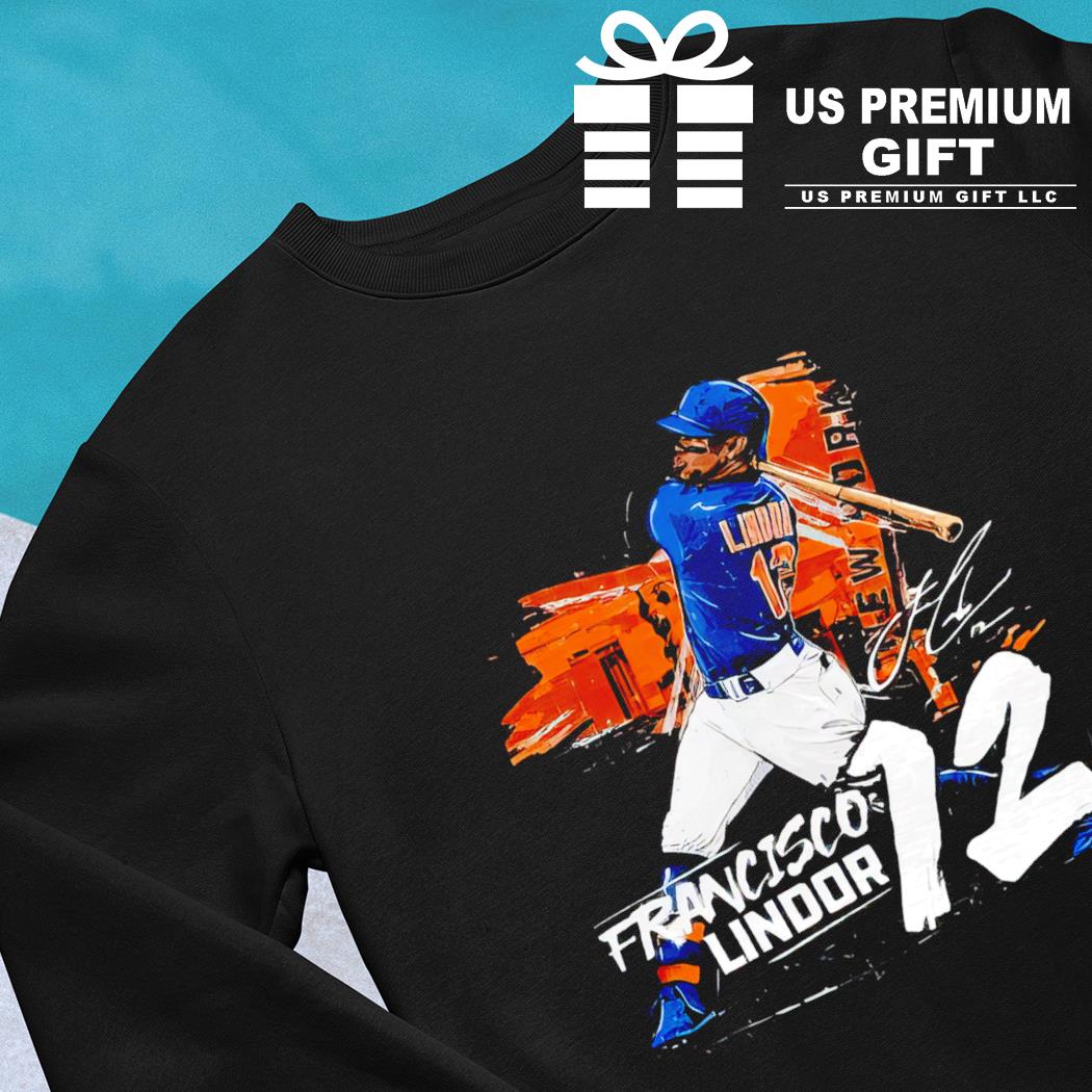 Francisco Lindor 12 New York Mets baseball signature shirt, hoodie,  sweater, long sleeve and tank top