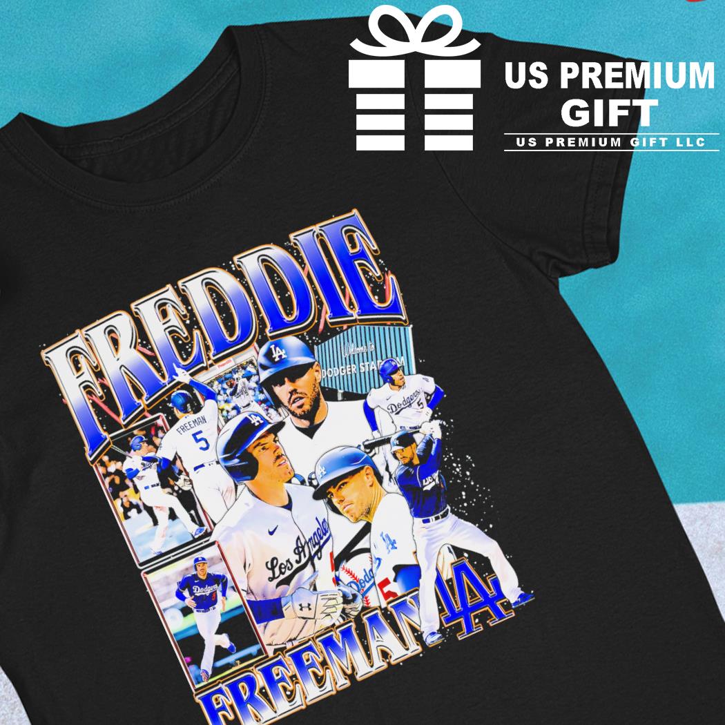Freddie Freeman Los Angeles Dodgers baseball player 5 outline logo shirt,  hoodie, sweater, long sleeve and tank top