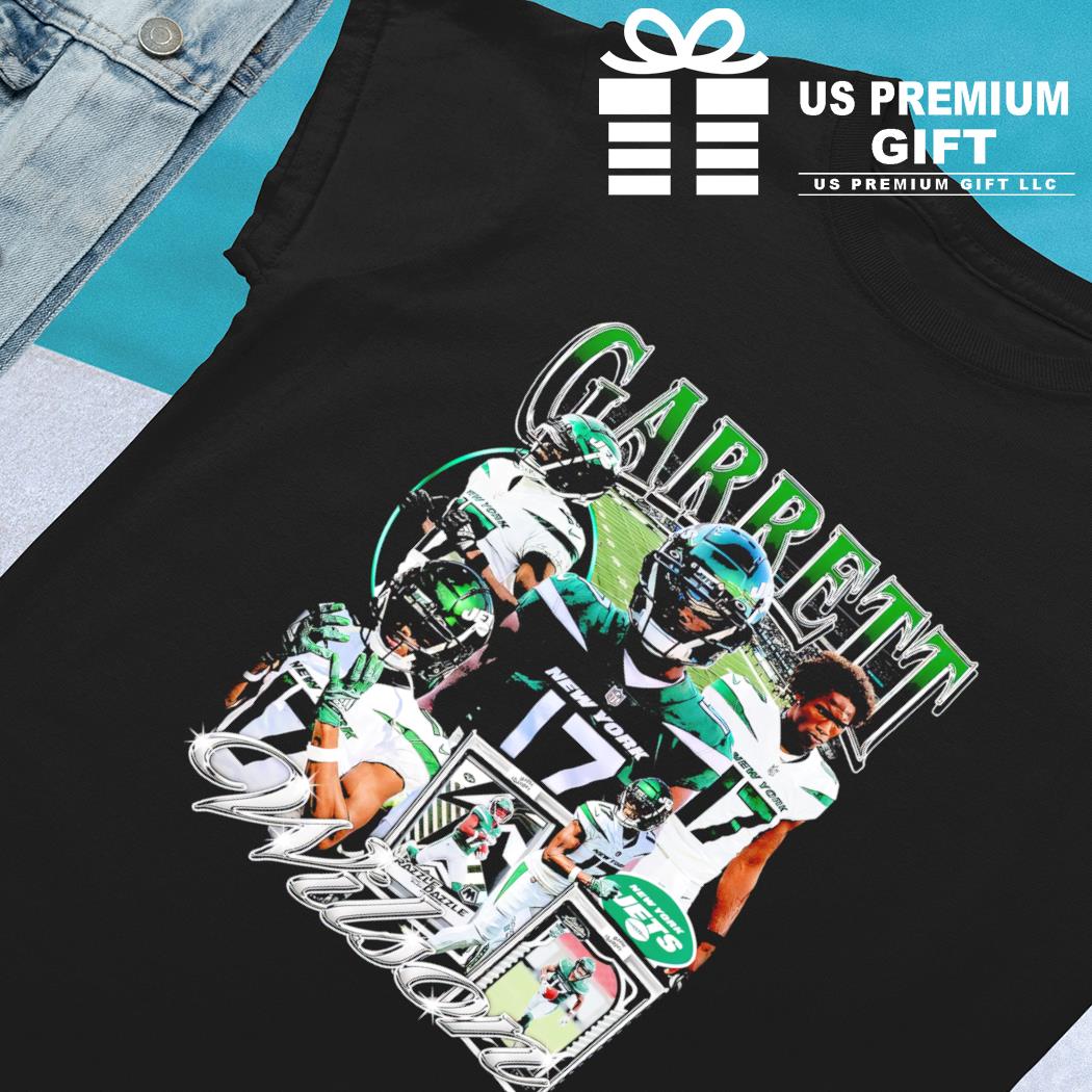 Official garrett Wilson 17 New York Jets football retro poster shirt,  hoodie, sweater, long sleeve and tank top