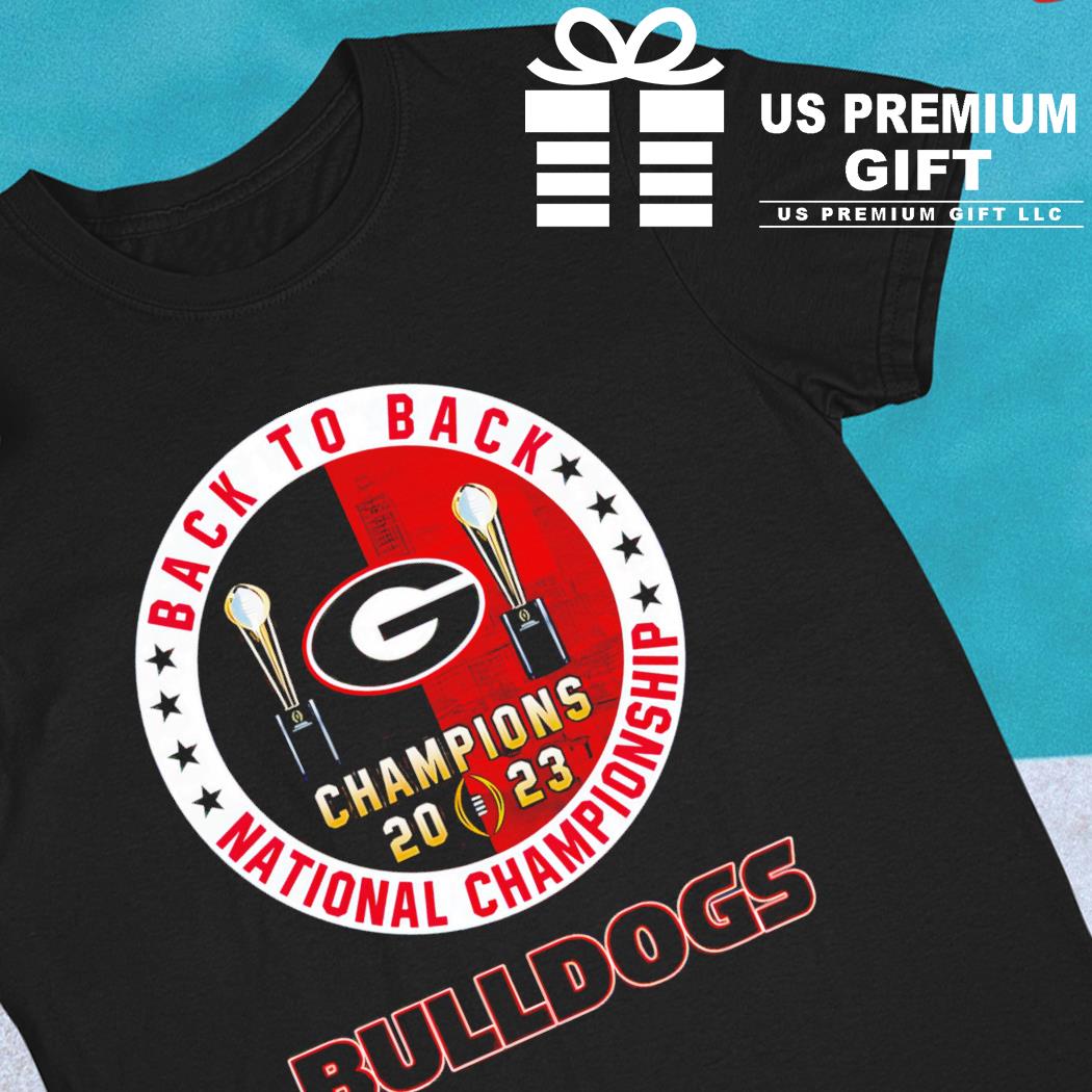 Georgia Bulldogs Back-To-Back T-shirt, National Championship T