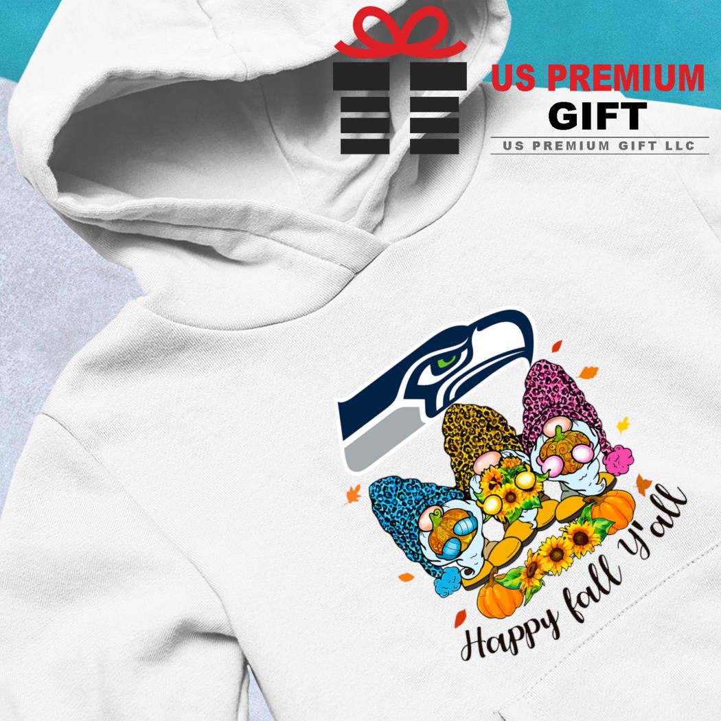 Gnomes Happy Fall Y'all Seattle Seahawks Shirt, hoodie, sweater, long  sleeve and tank top