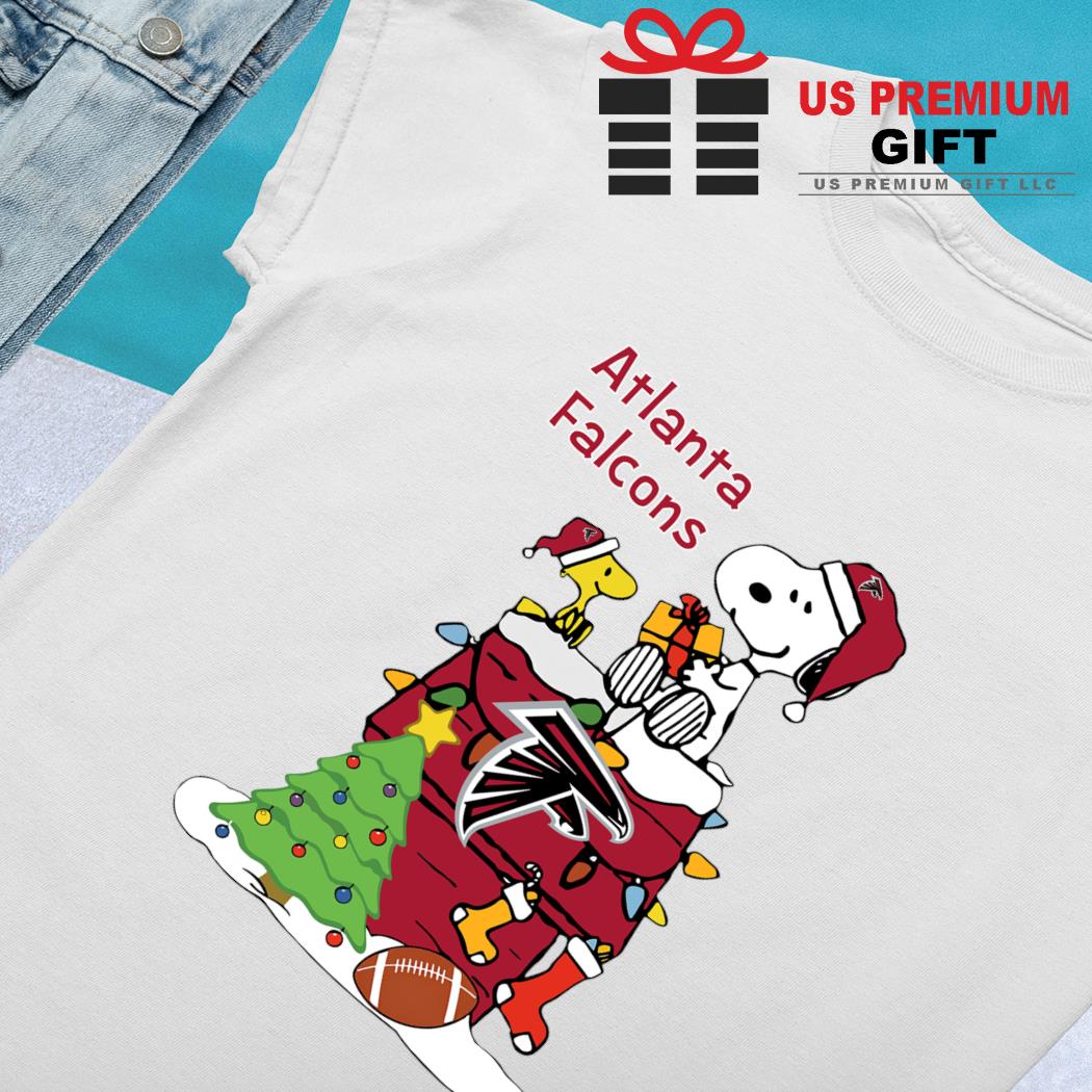 Happy Merry Christmas Snoopy Atlanta Falcons logo gift shirt, hoodie,  sweater, long sleeve and tank top