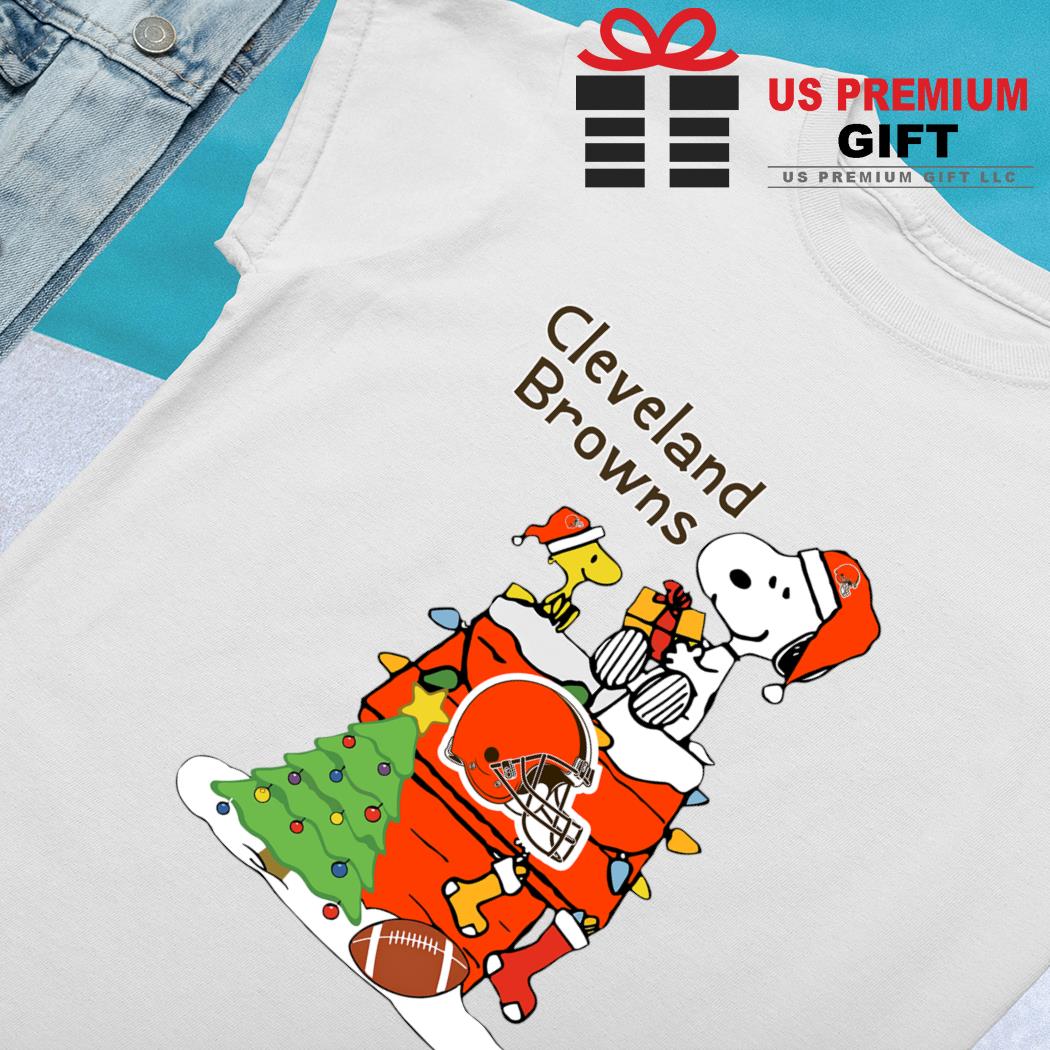 Snoopy Cleveland Browns Christmas shirt, hoodie, sweater, long