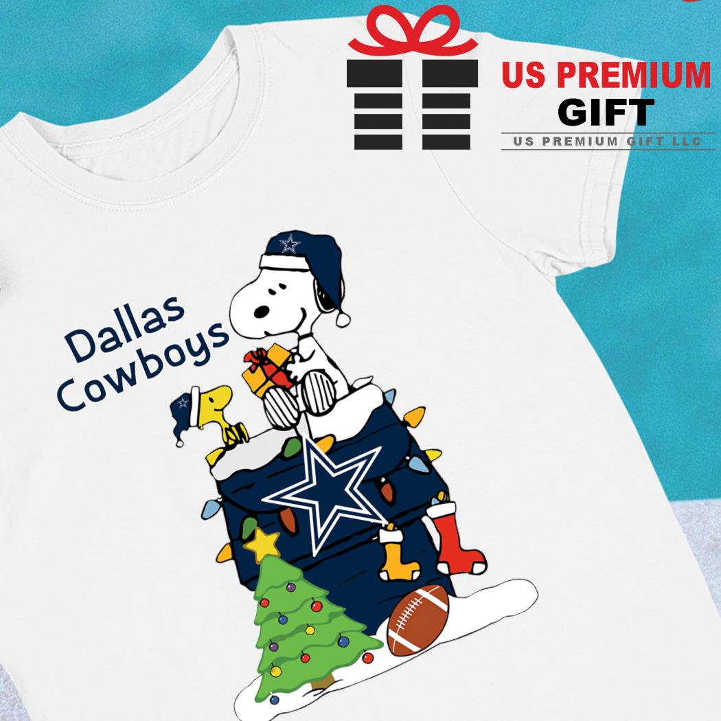 A Happy Christmas With Denver Broncos Snoopy Unisex Jersey Tee 