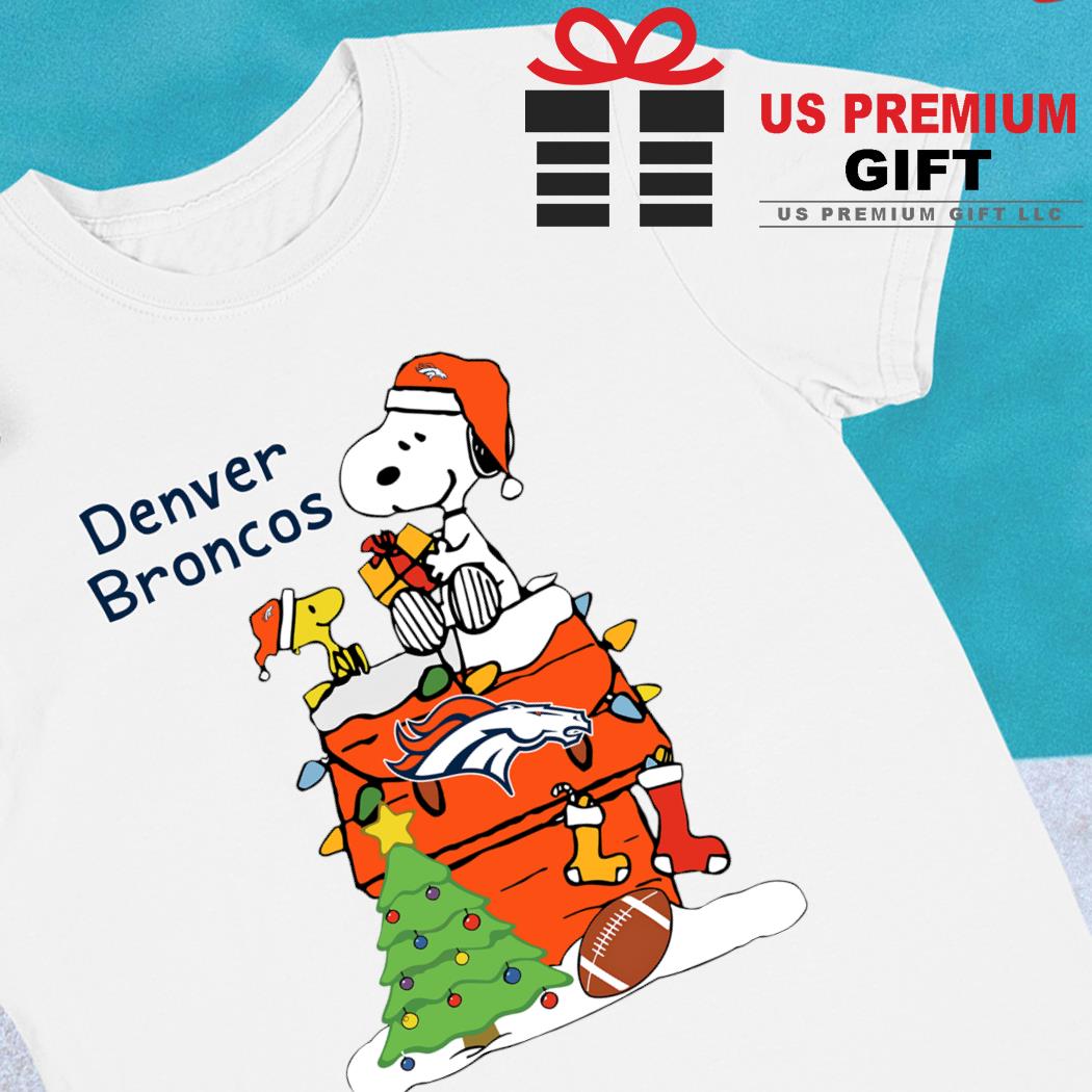 Denver Broncos Christmas Snoopy and Woodstock 2023 T-shirt, hoodie