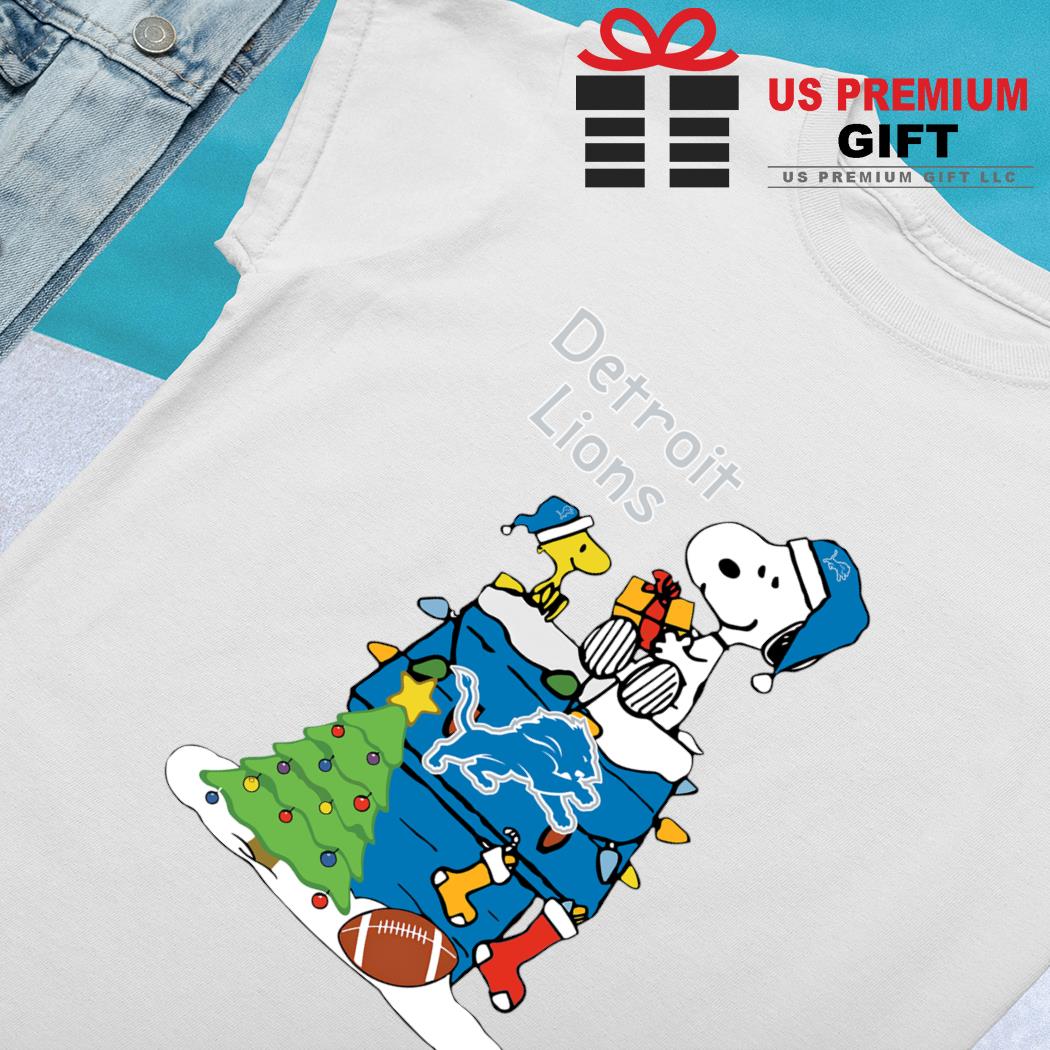 Christmas Snoopy Detroit Lions Shirt, hoodie, sweater, long sleeve and tank  top