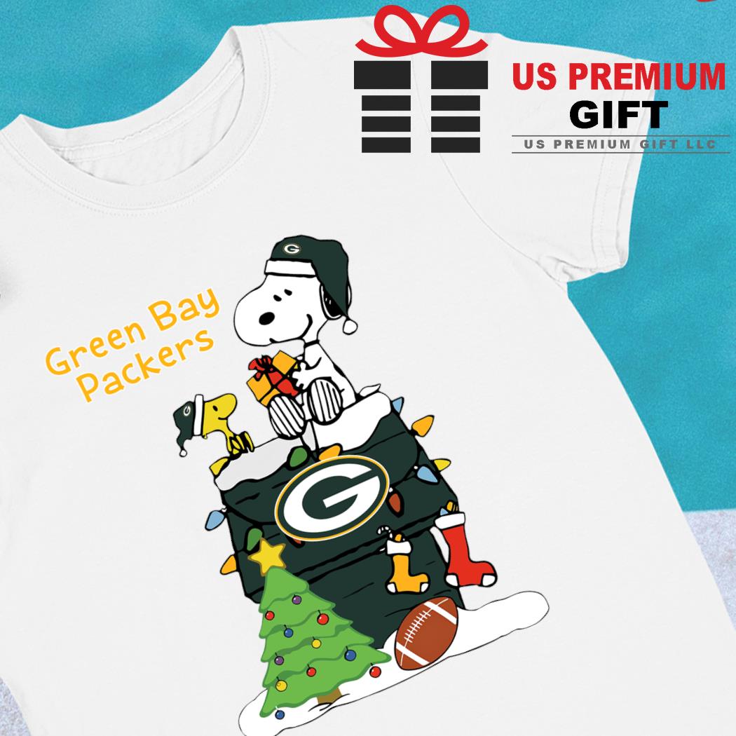 Green Bay Packers Christmas Snoopy and Woodstock 2023 T-shirt, hoodie,  sweater, long sleeve and tank top