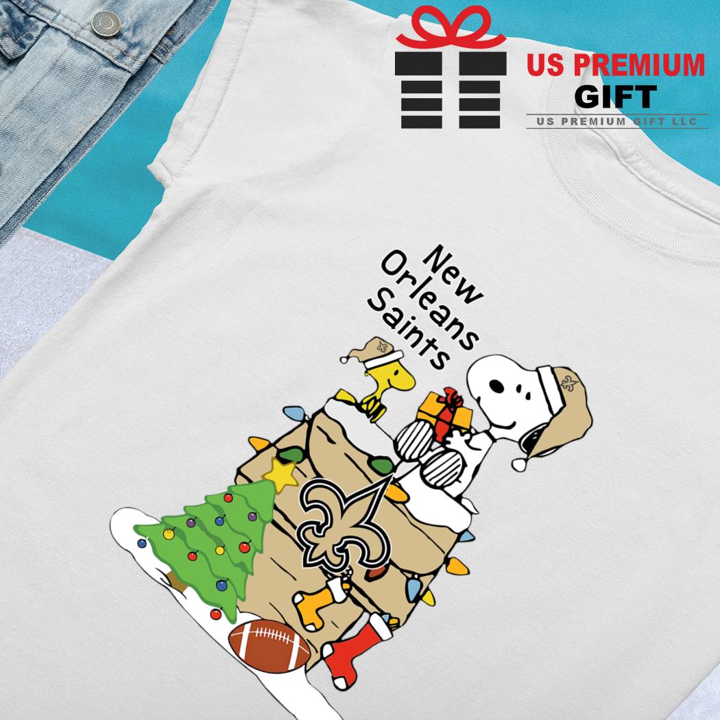 Official christmas Snoopy new orleans saints T-shirt, hoodie, sweater, long  sleeve and tank top