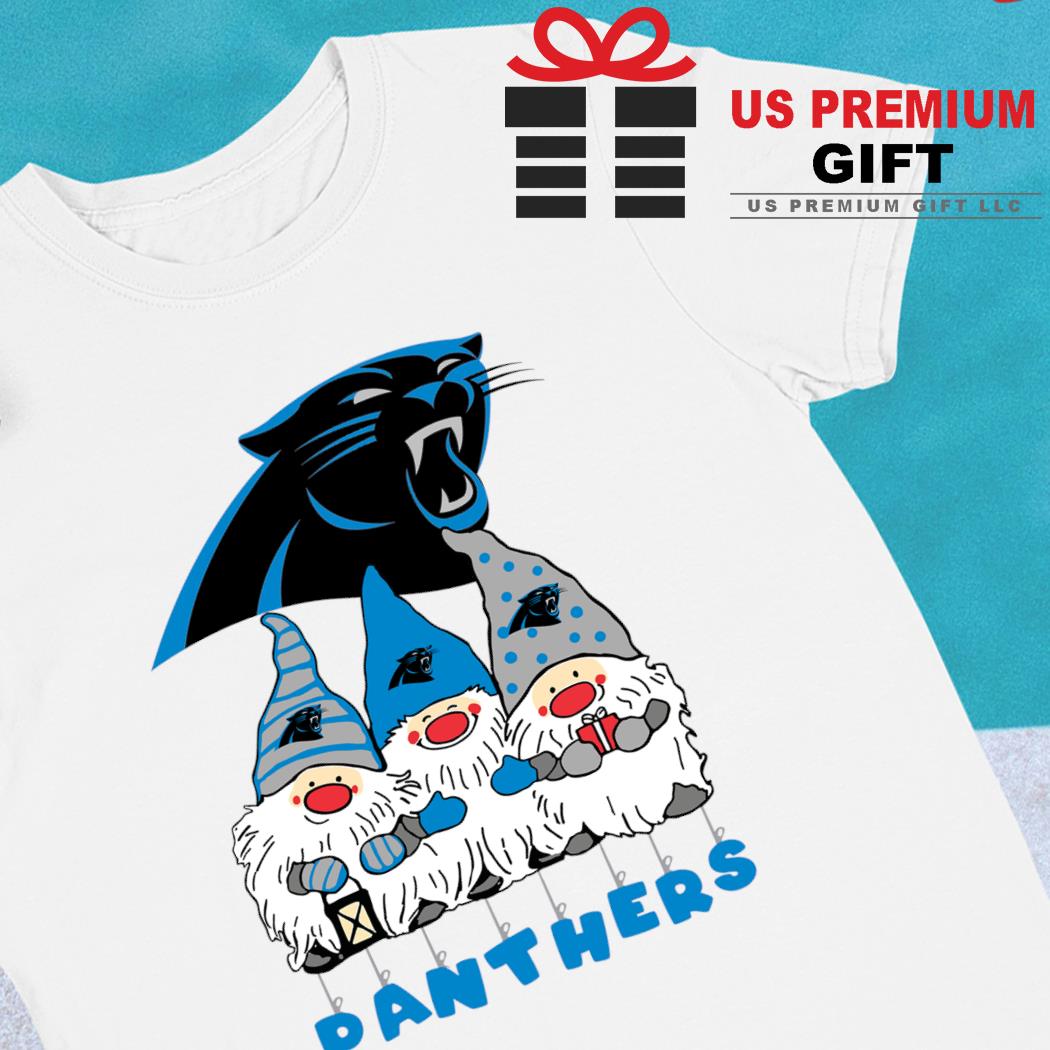 Gnome Xmas Carolina Panthers Shirt - High-Quality Printed Brand