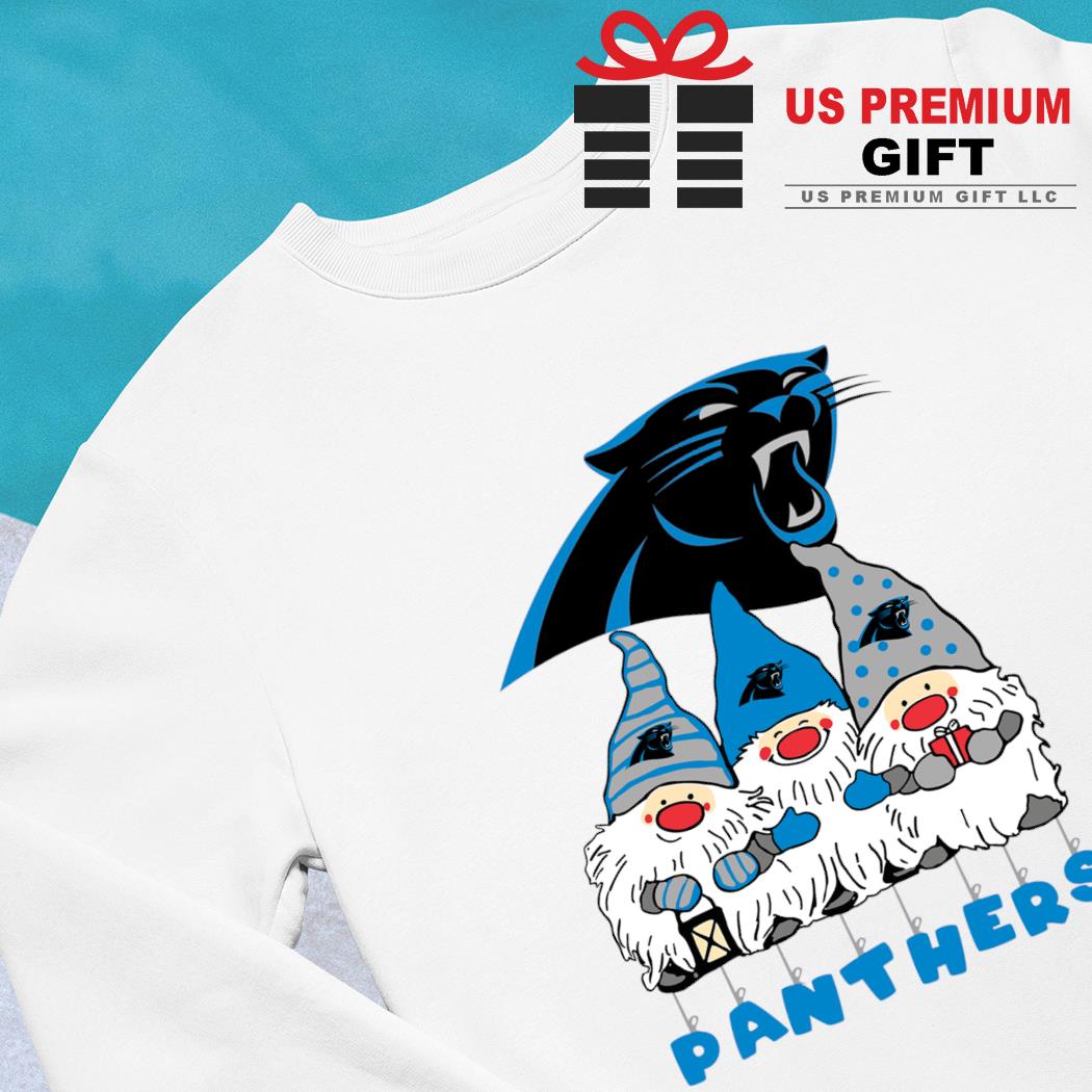 Gnome Xmas Carolina Panthers Shirt - High-Quality Printed Brand