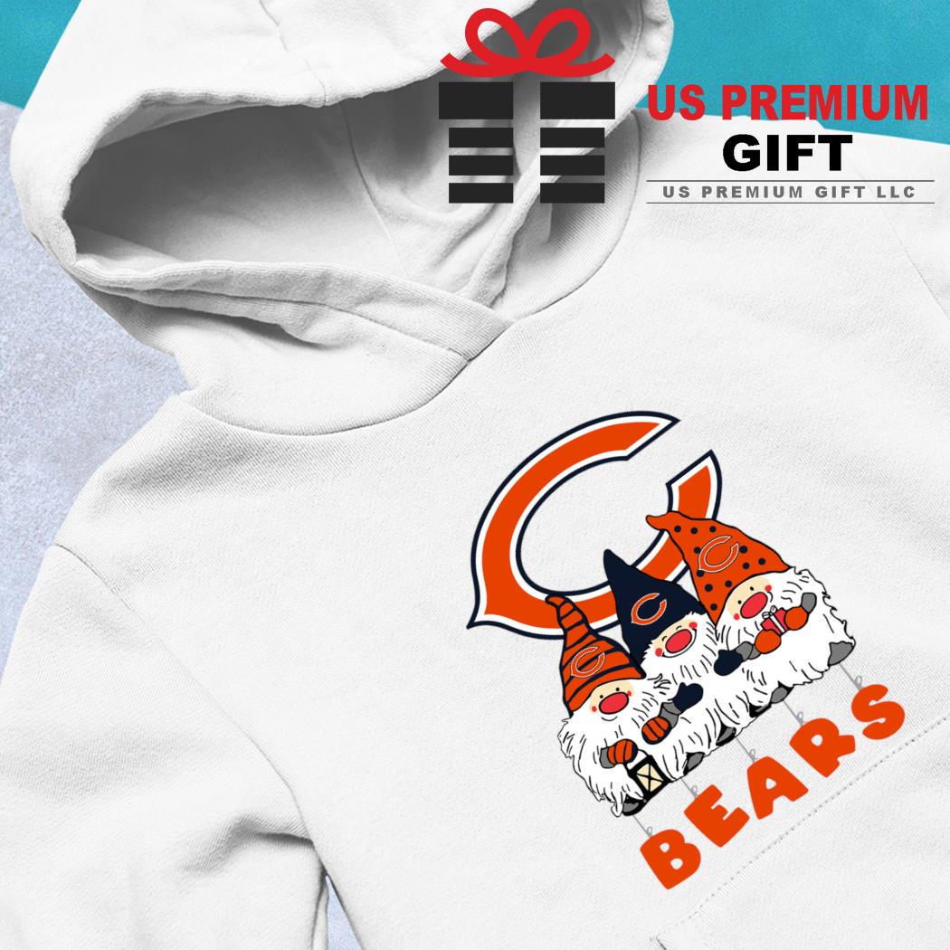 Happy Merry Christmas the Gnomes Chicago Bears logo shirt, hoodie, sweater,  long sleeve and tank top