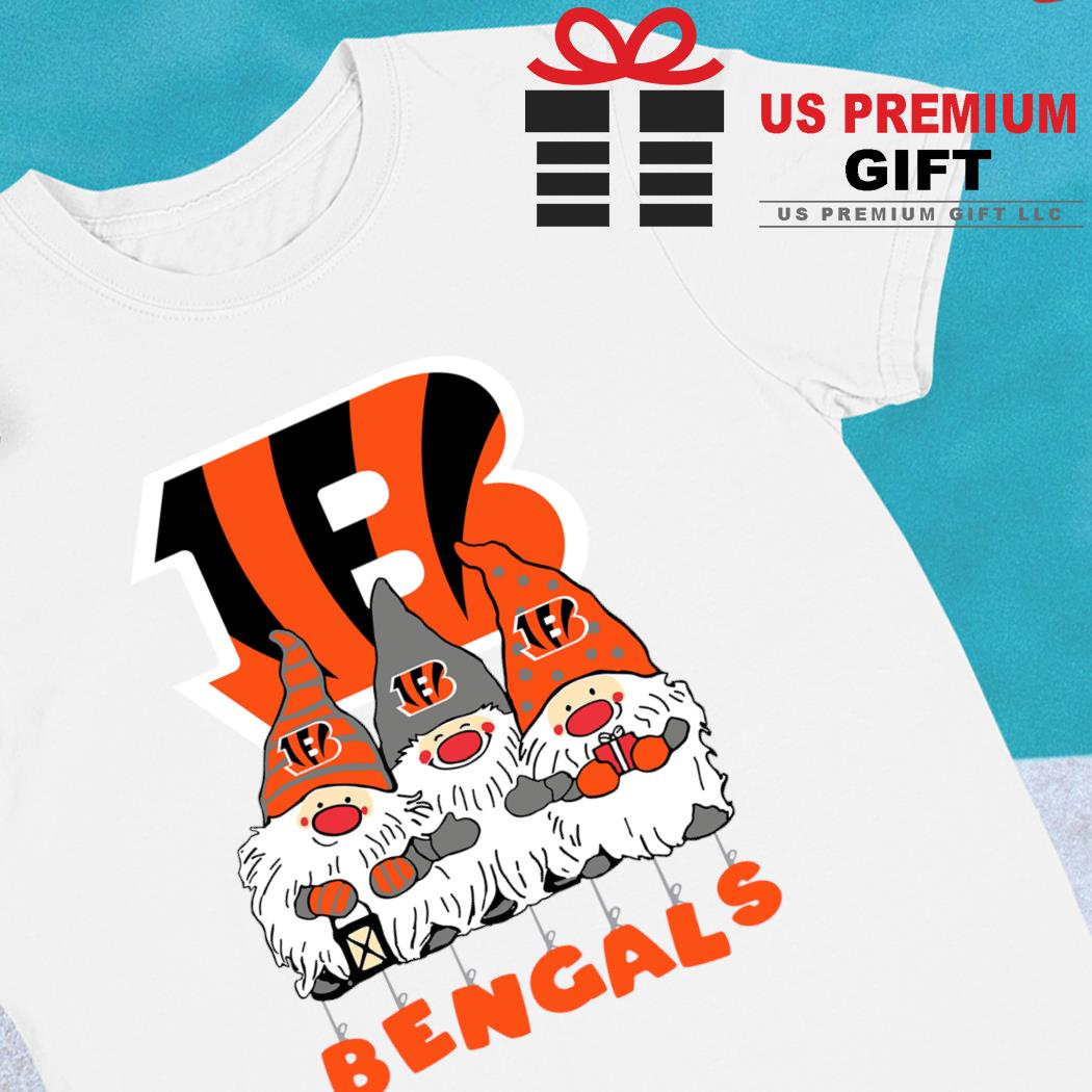 Happy Merry Christmas the Gnomes Cincinnati Bengals logo shirt, hoodie,  sweater, long sleeve and tank top