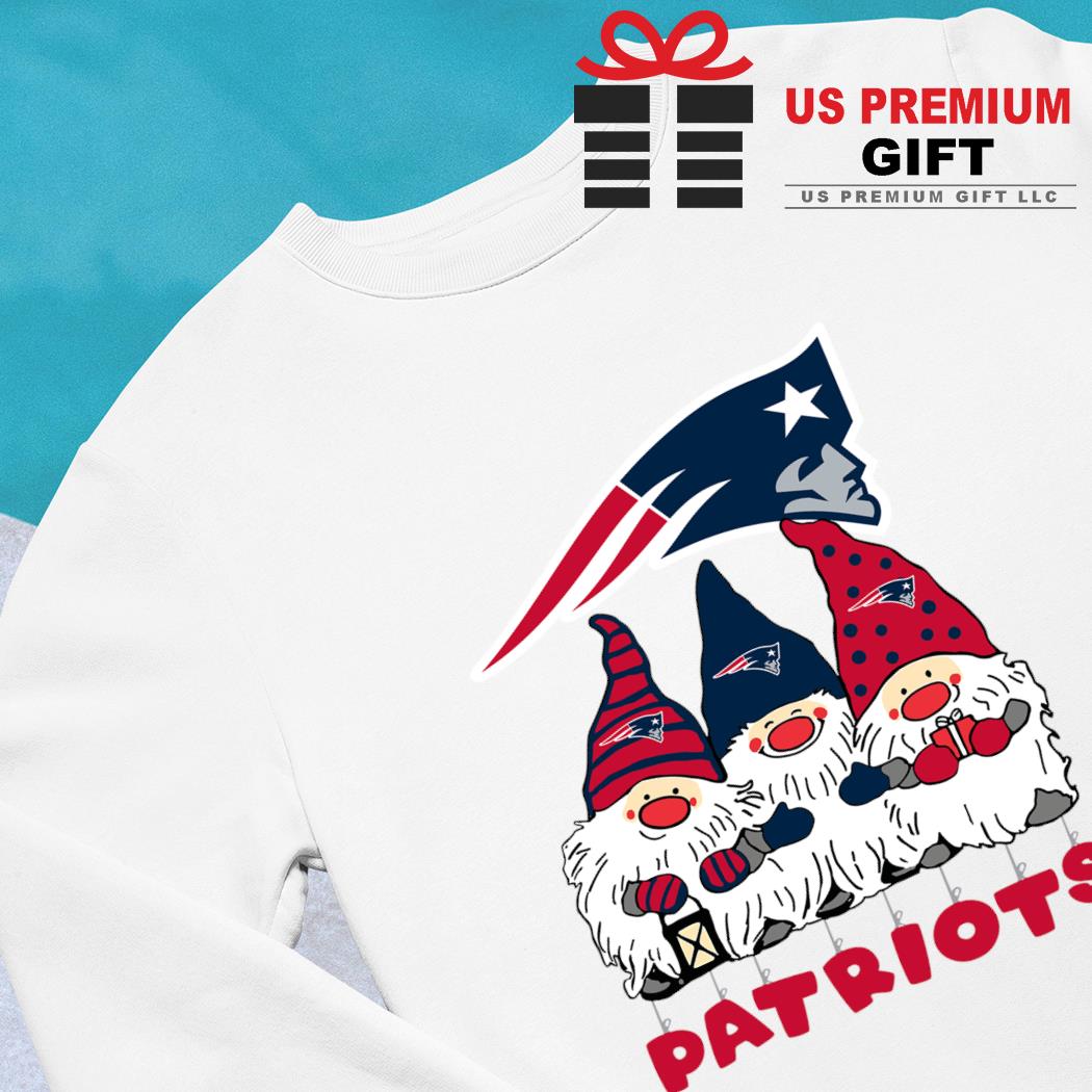 Happy Merry Christmas the Gnomes New England Patriots logo shirt, hoodie,  sweater, long sleeve and tank top