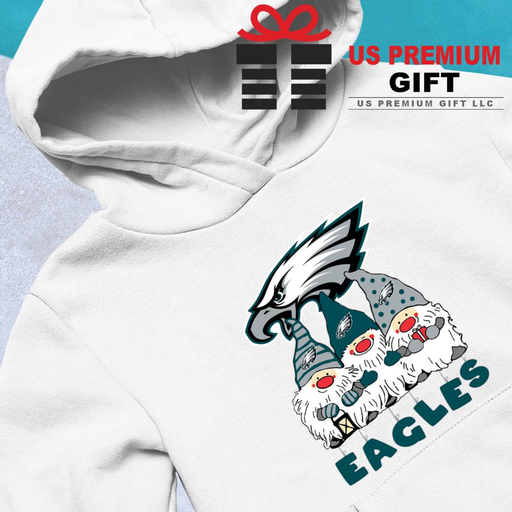 Happy Merry Christmas the Gnomes Philadelphia Eagles logo shirt, hoodie,  sweater, long sleeve and tank top