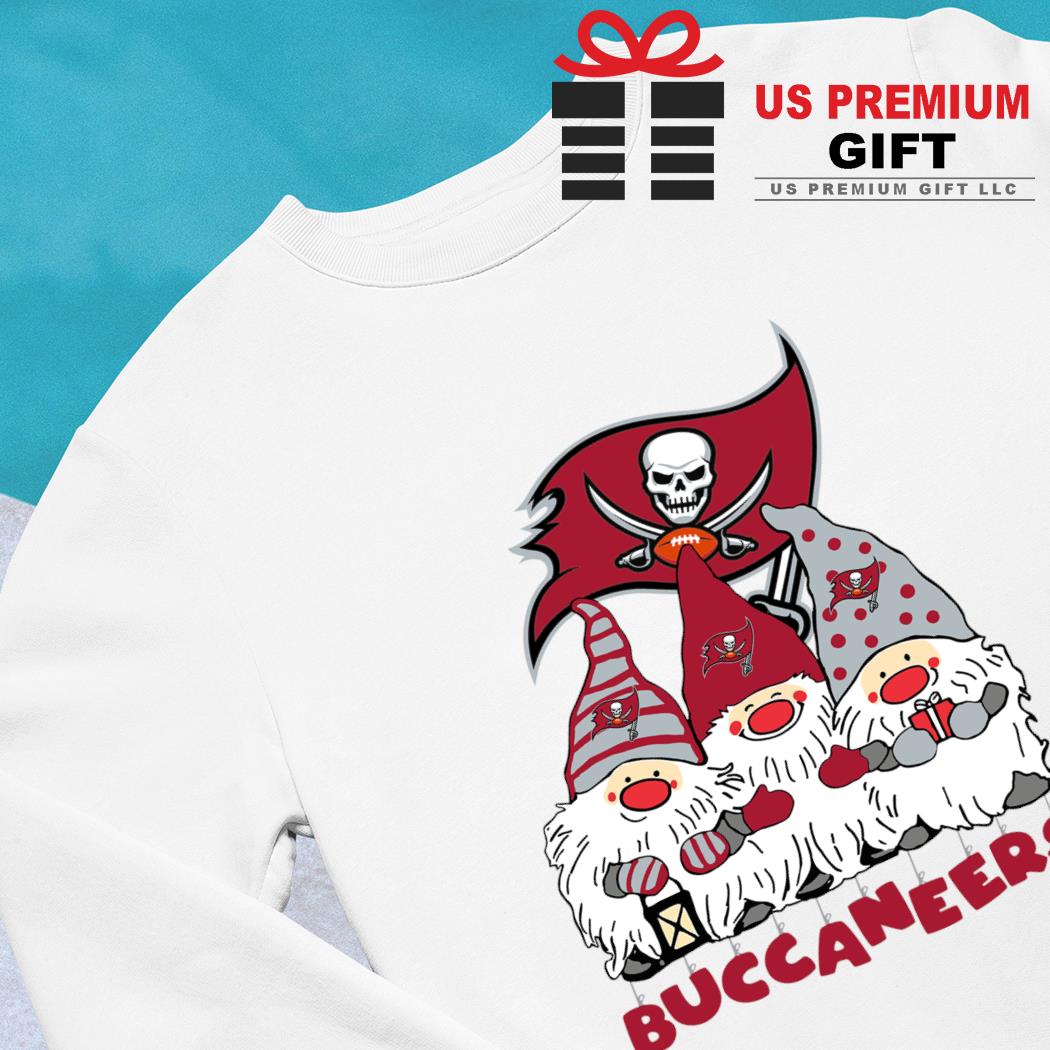 Happy Merry Christmas the Gnomes Tampa Bay Buccaneers logo shirt, hoodie,  sweater, long sleeve and tank top