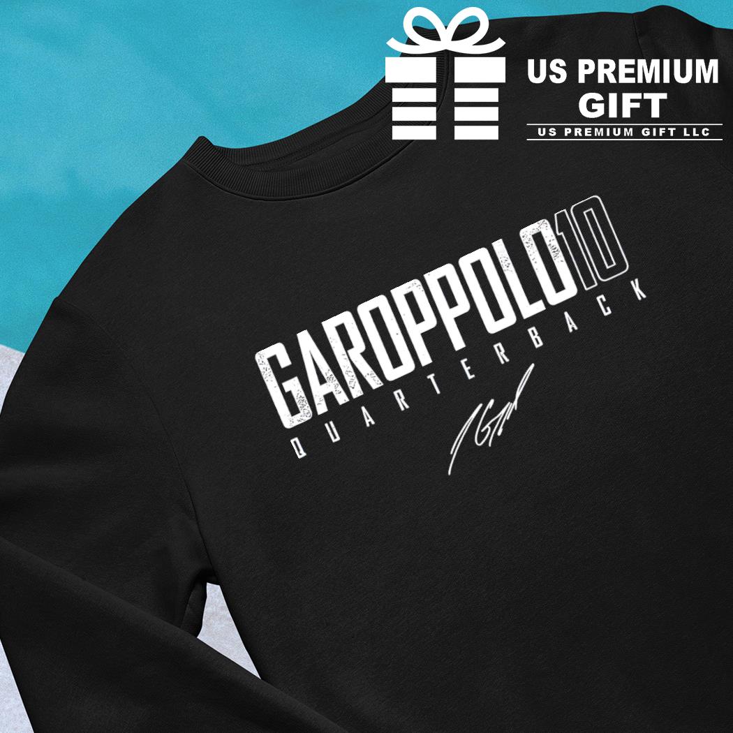 Jimmy Garoppolo Las Vegas Raiders signature 2023 shirt, hoodie