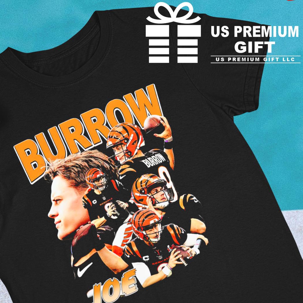 Joe Burrow 9 Cincinnati Bengals football vintage poster shirt