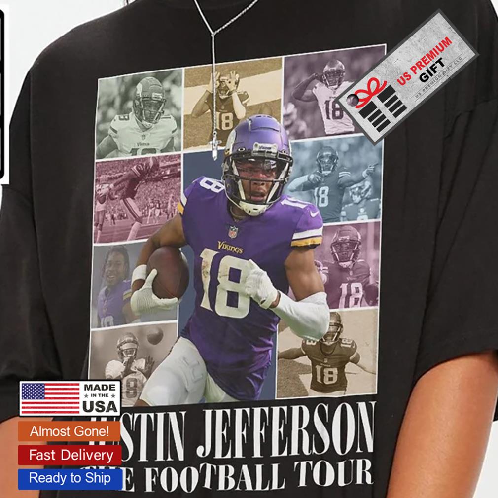 Justin Jefferson 18 the Eras tour poster shirt, hoodie, sweater