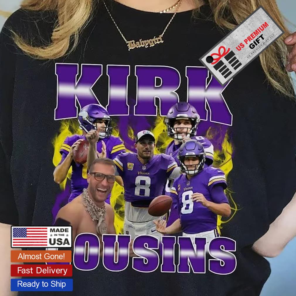 Kirk Cousins 8 Minnesota Vikings player football poster shirt, hoodie,  sweater, long sleeve and tank top
