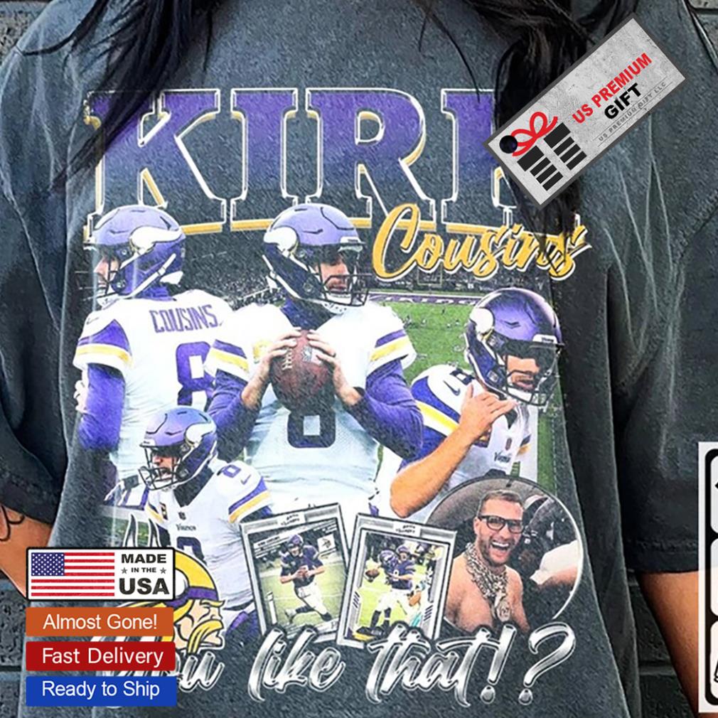 Kirk Cousins 8 Minnesota Vikings football player poster shirt