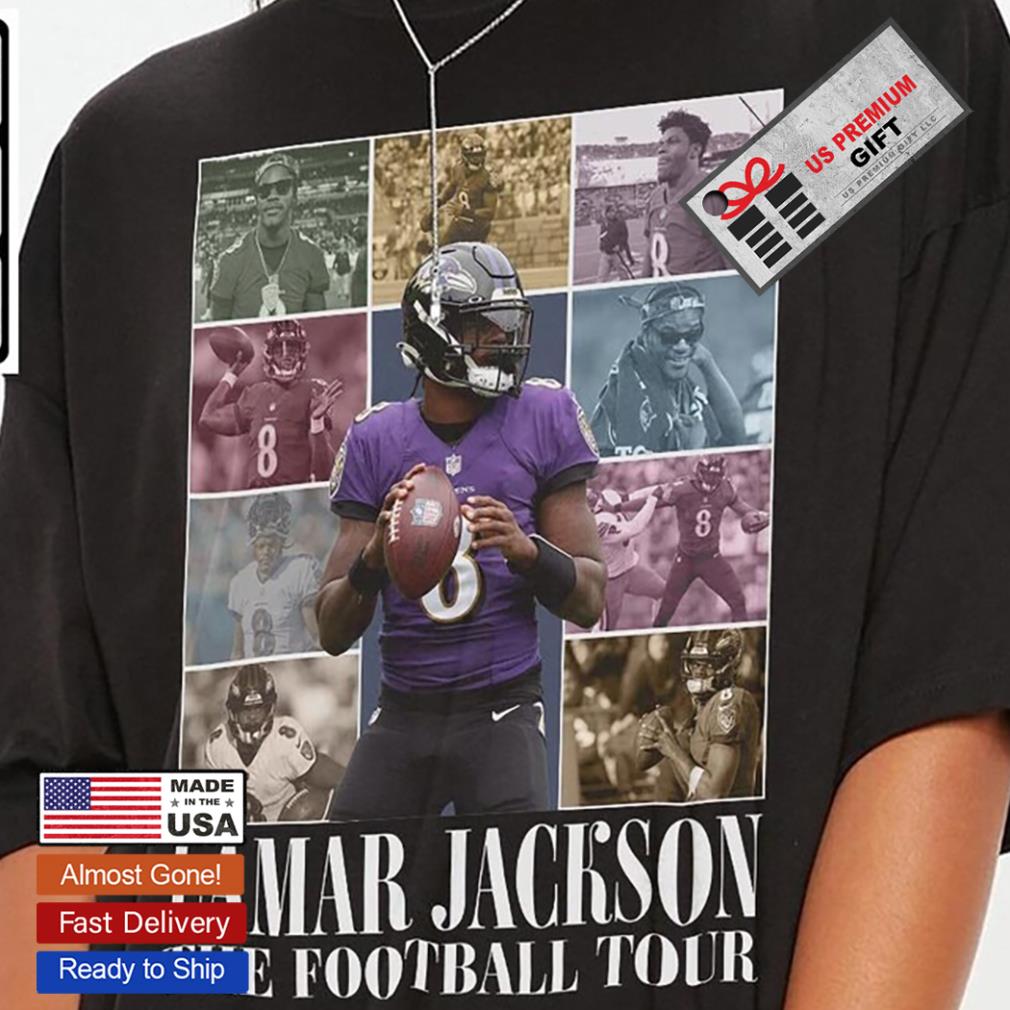 Lamar Jackson 8 the football tour poster shirt, hoodie, sweater, long  sleeve and tank top