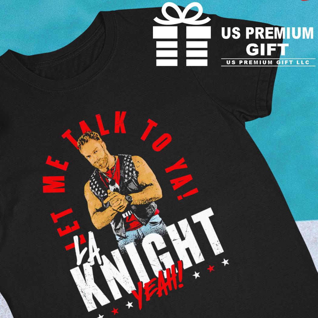 Let Me Talk To Ya! LA Knight has a NEW T-Shirt at #WWEShop! Get yours today  and say YEAH! Link in our story. #WWE