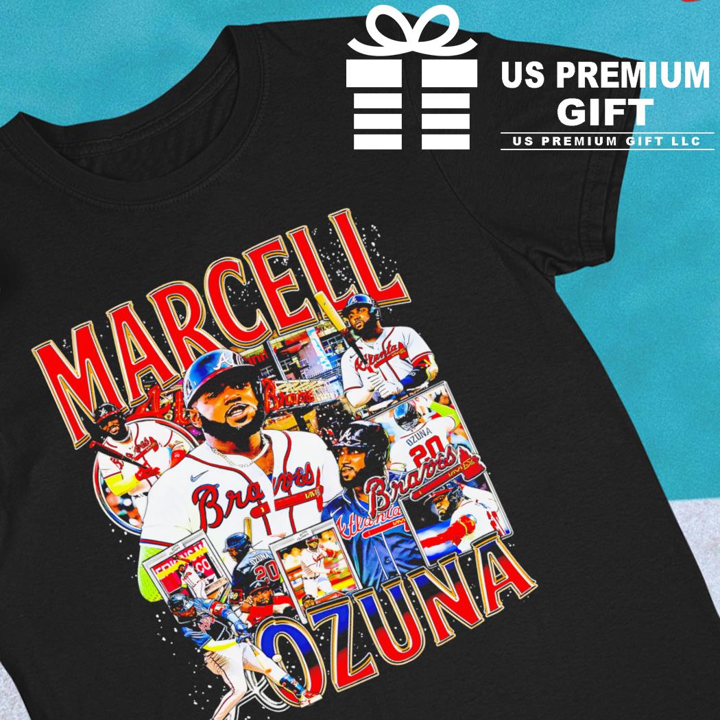 Marcell Ozuna 20 Atlanta Braves baseball player Vintage shirt