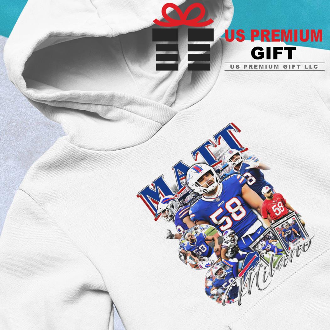 Official buffalo Bills NFL matt milano T-shirts, hoodie, sweater, long  sleeve and tank top