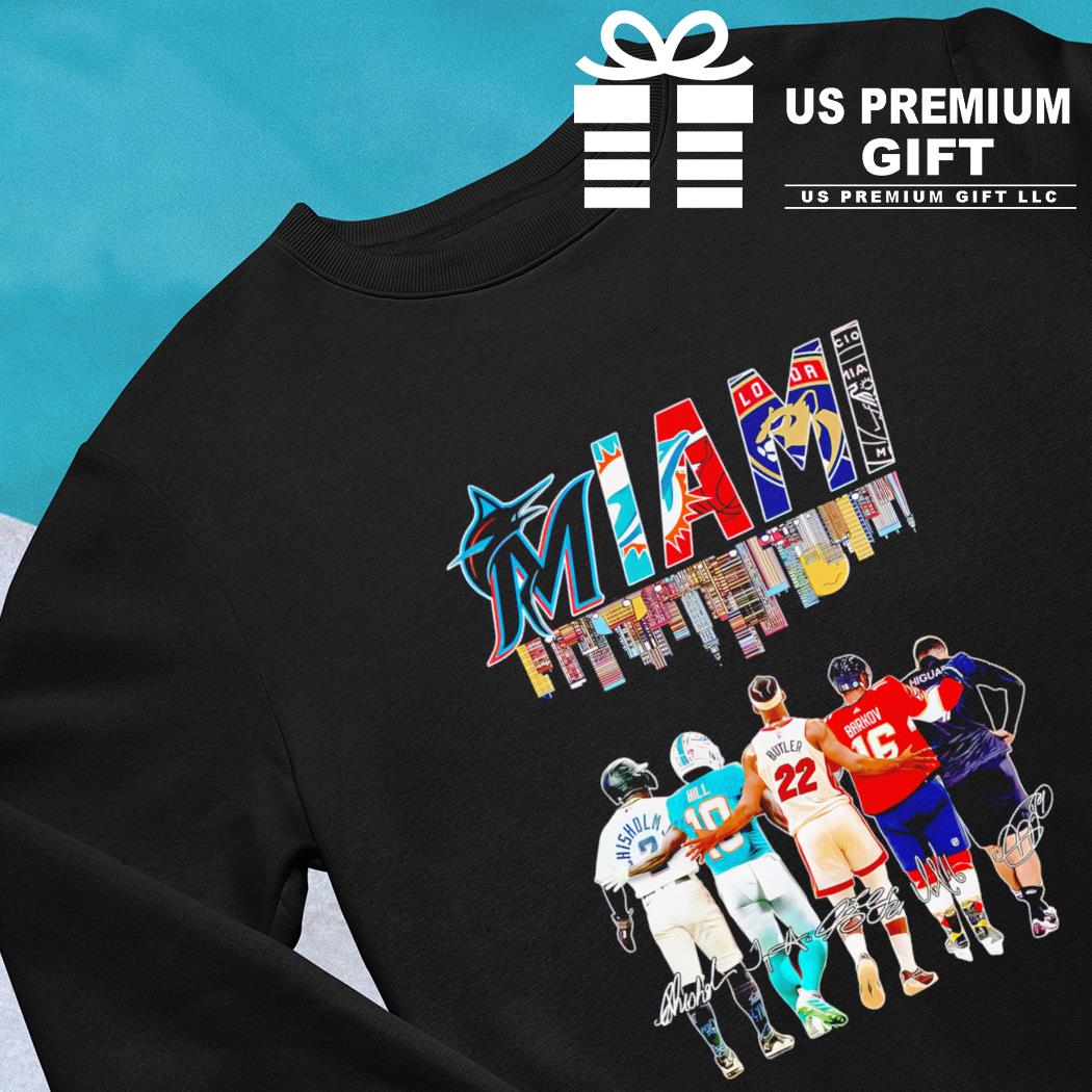 Miami Dolphins Legends Players 2023 Signatures shirt - Limotees